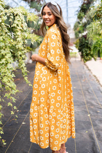 Flowy Flower Print Summer Dress