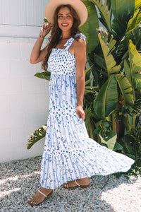 Flowy maxi dress boho style