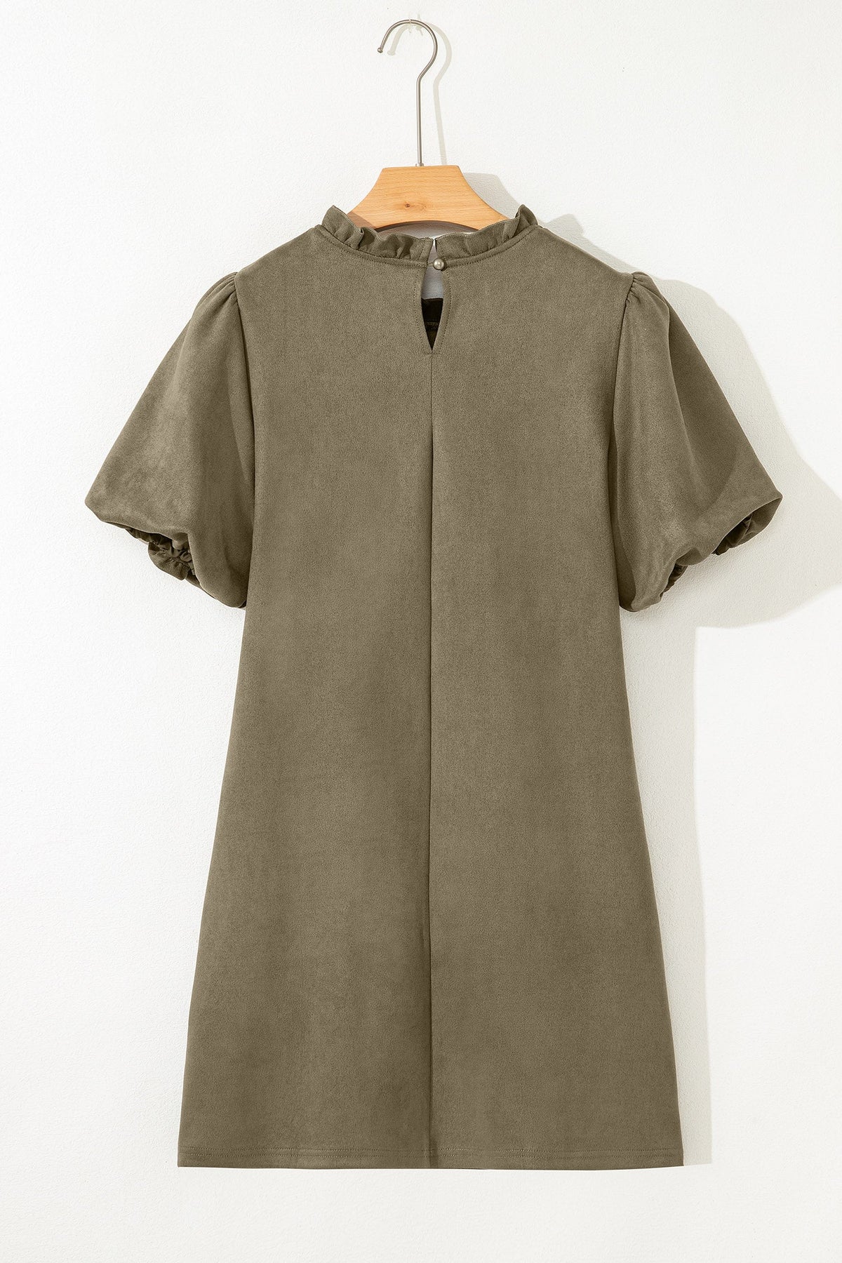 Green Puff Sleeve Boho Outfit