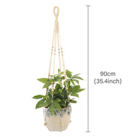 Handknotted Cotton Plant Holder