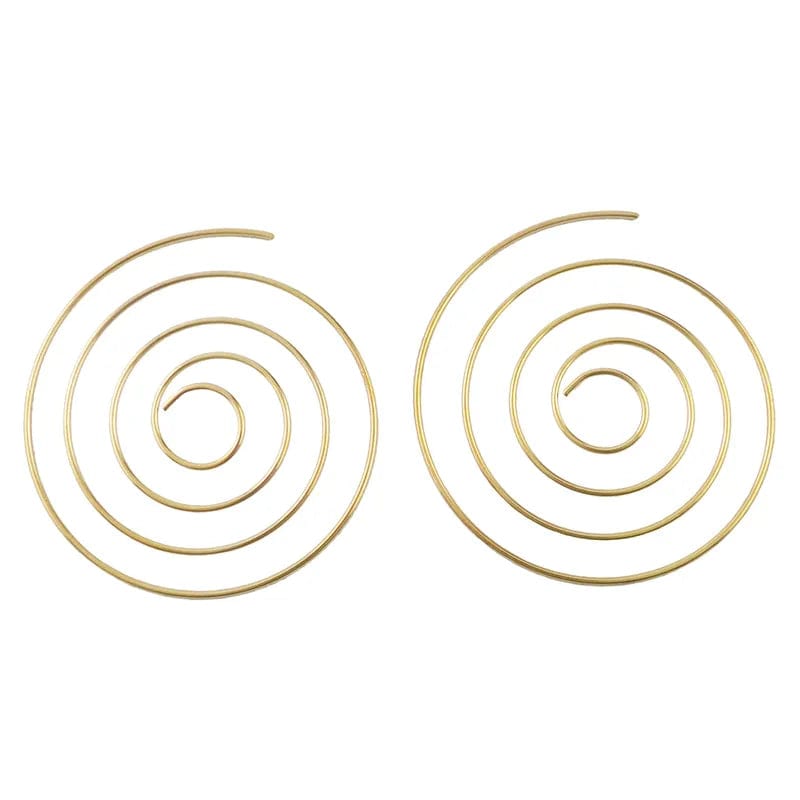 Handmade Golden Boho Drop Earrings