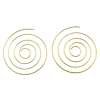 Handmade Golden Boho Drop Earrings