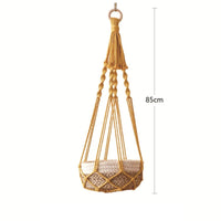 Handmade jute plant holder
