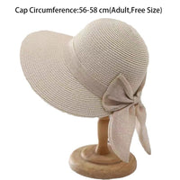 Handwoven bohemian straw sun hat