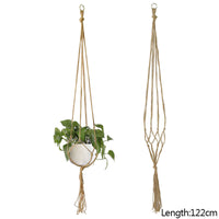 Handwoven Macrame Pot Holder Decor
