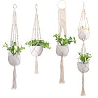 Jute Macrame Plant Holder Natural