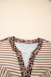 Khaki Bohemian Dress Waist Detail