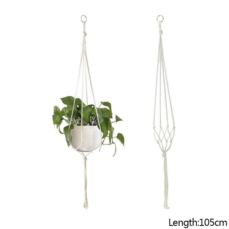 Kitchen Window Hanging Plant Macrame