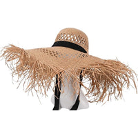 Ladies Wide Brim Straw Hats