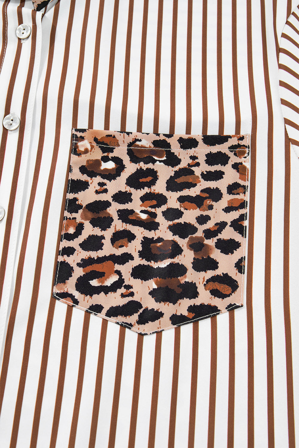 Leopard boho belted shirt dress