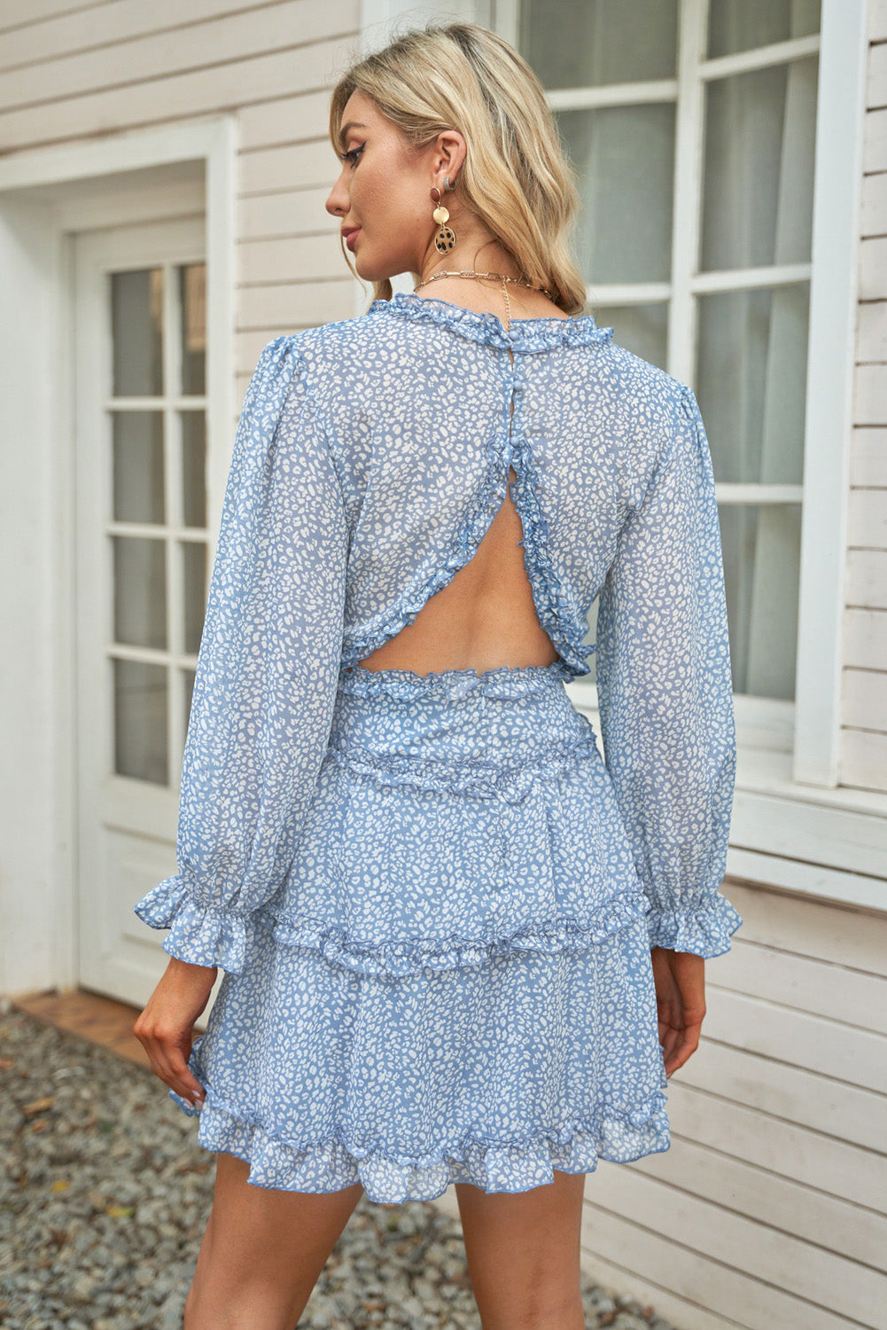 Light Blue Bohemian Summer Mini