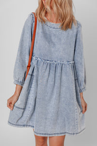 Light Wash Bohemian Summer Dress