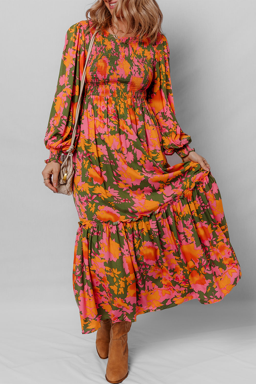 Lightweight Bohemian Floor Length Dress