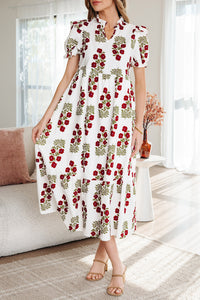 Lightweight bohemian layered dress