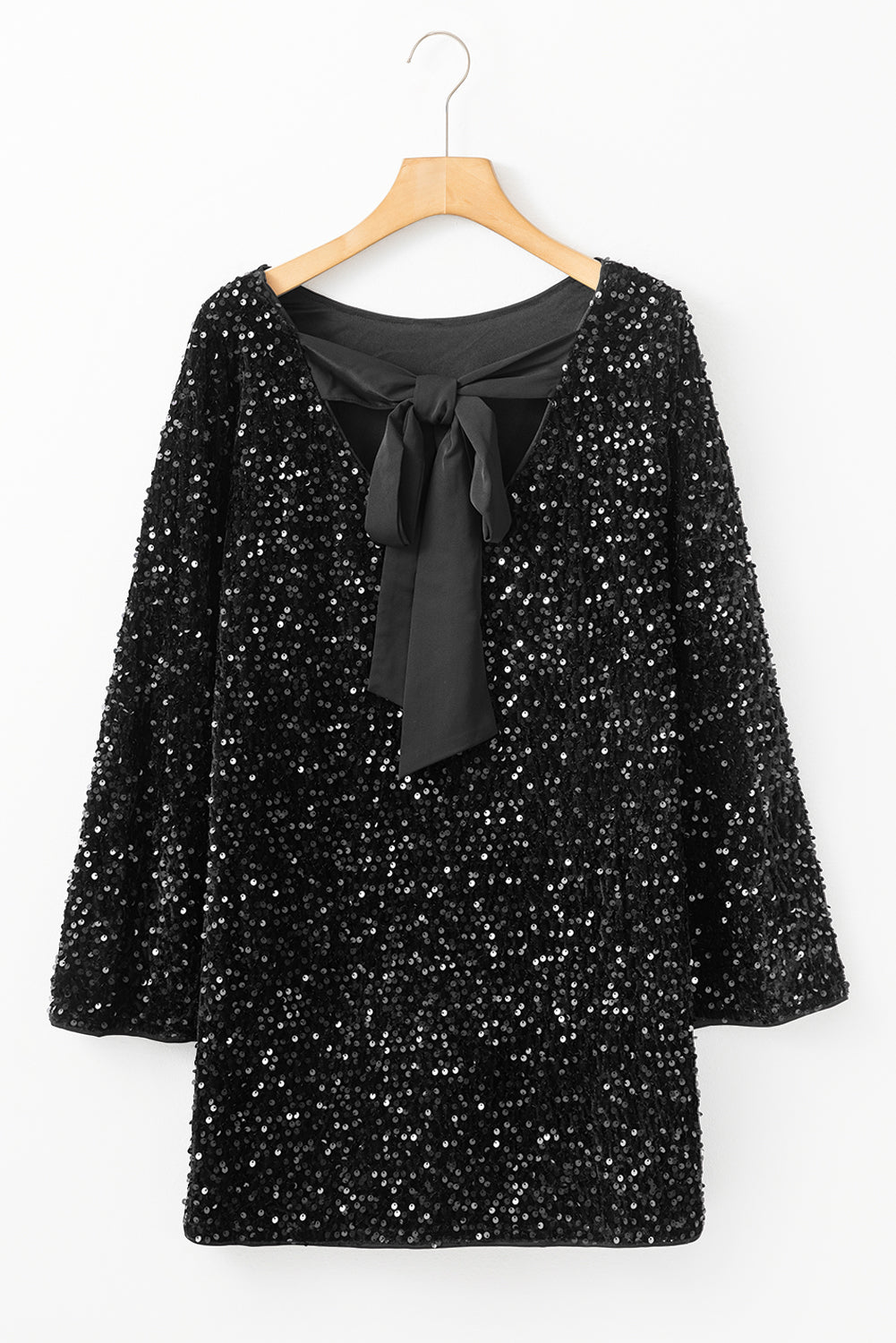 Lightweight Bohemian Sequin Dress Closeup
