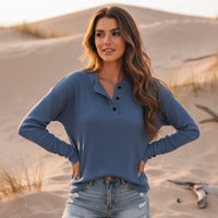 Lightweight bohemian shirt earth tones