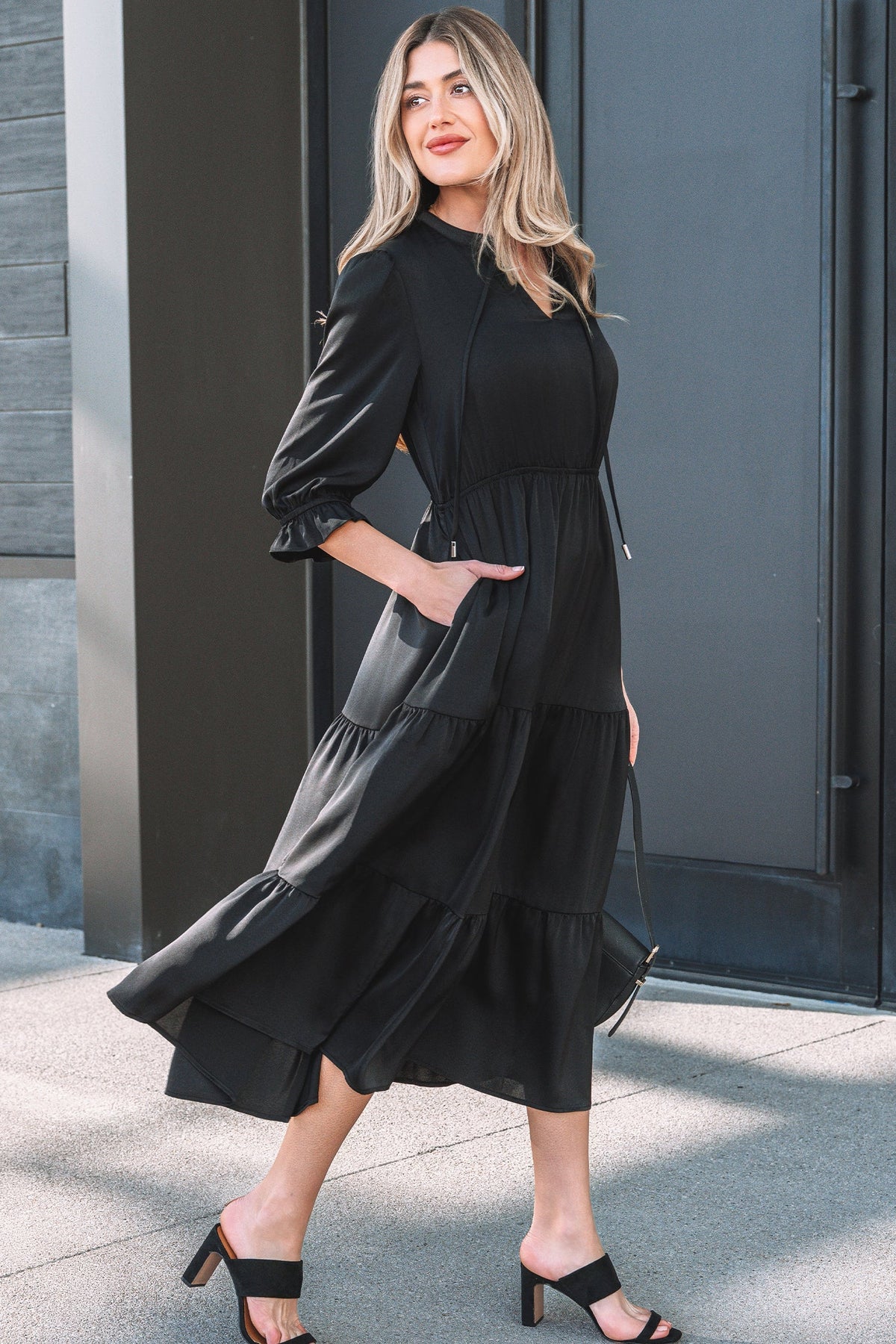 Lightweight bohemian summer maxi dress