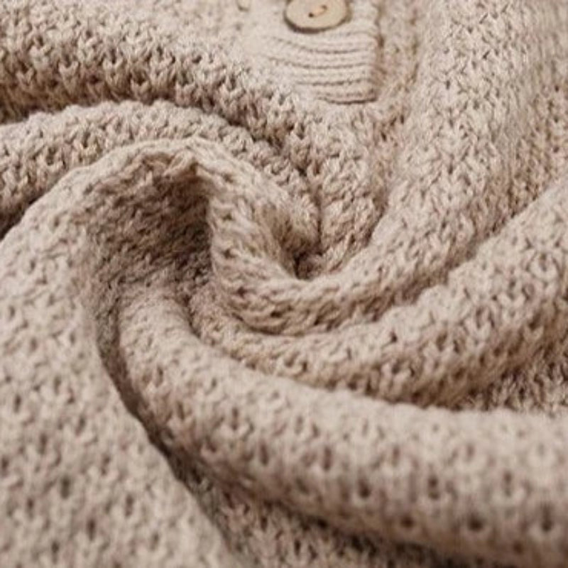 Lightweight boho knit layering piece