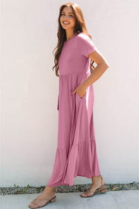 Lightweight boho summer maxi dress