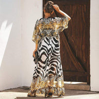 Lightweight boho swimwear cover dress