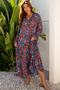 Lightweight flowy dress beach style