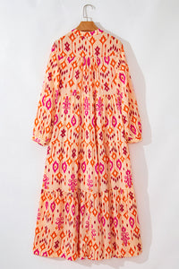 Lightweight geometric bohemian sundress