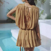 Lightweight lace beach wrap coverup