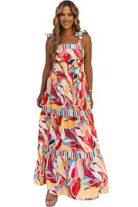 Lightweight Striped Resort Maxi Dress