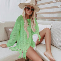 Lightweight tassel resort wear
