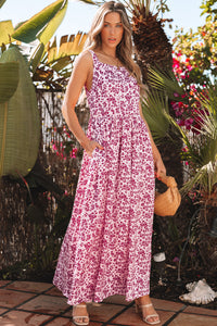 Long bohemian summer dress flowing