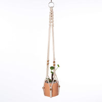 Long bohemian tassel plant holder