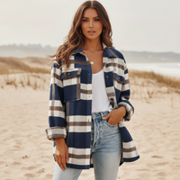 Long boho wool jacket