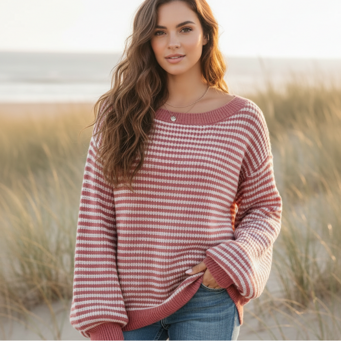 Long Knitted Boho Layer Outfit