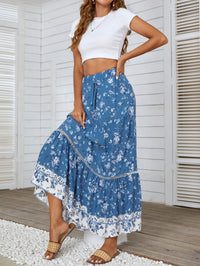 long boho skirt