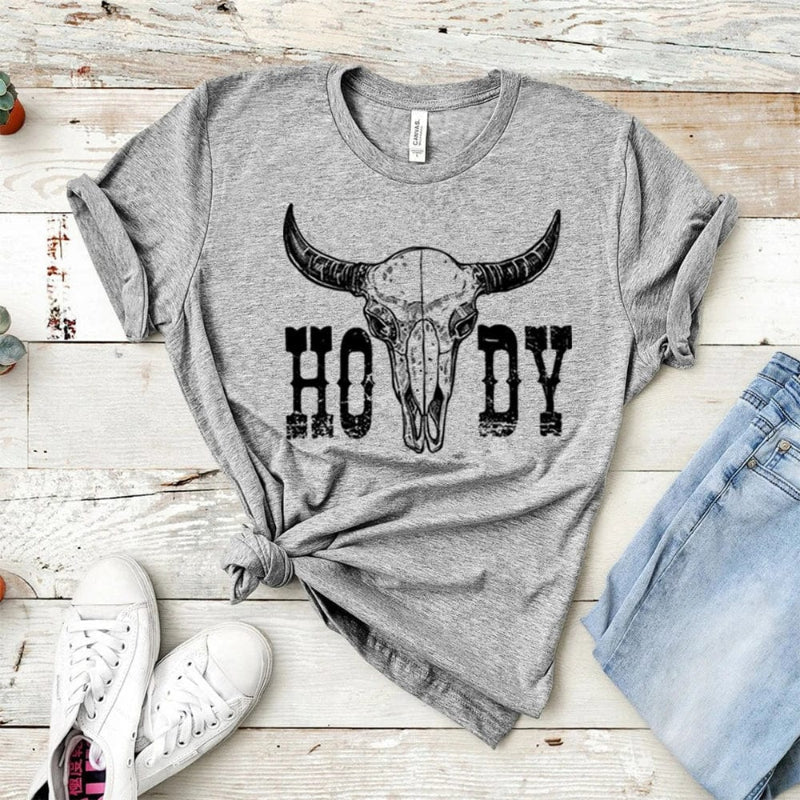 Loose boho tee neutral colors