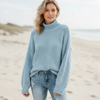 Loose fit boho knitted layer