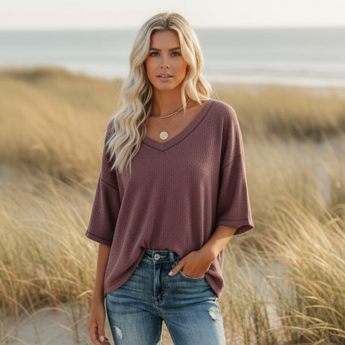 Loose Fit Boho Tunic White