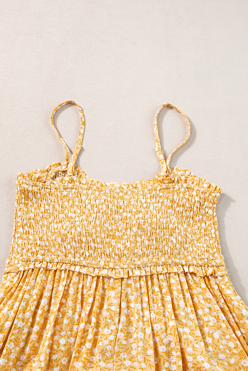 Loose fit frilly flower dress