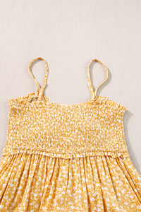 Loose fit frilly flower dress