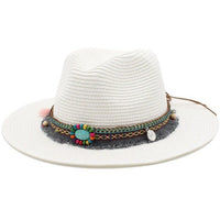 Mens Straw Fedora Hats