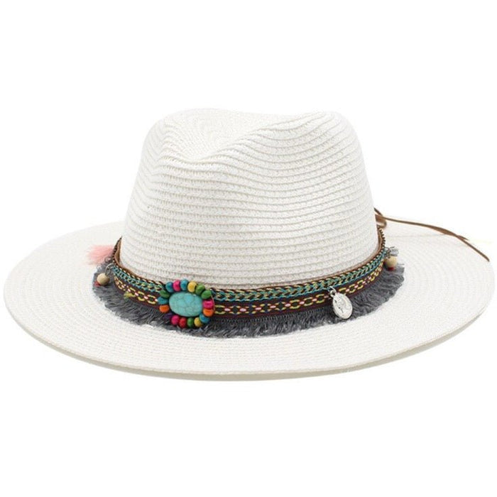 Mens Straw Fedora Hats