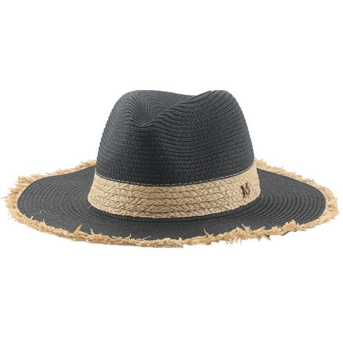 Mens Straw Hat Fedora