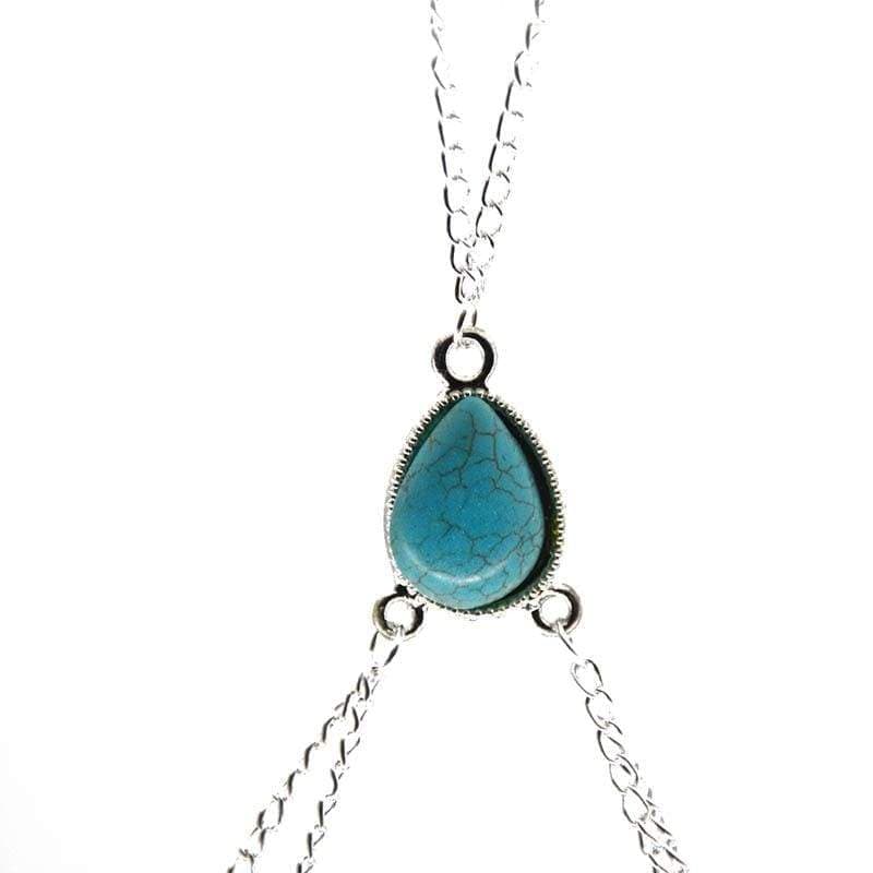 Minimalist Silver Body Draped Chain