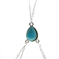 Minimalist Silver Body Draped Chain