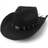 Natural beige bohemian cowgirl hat