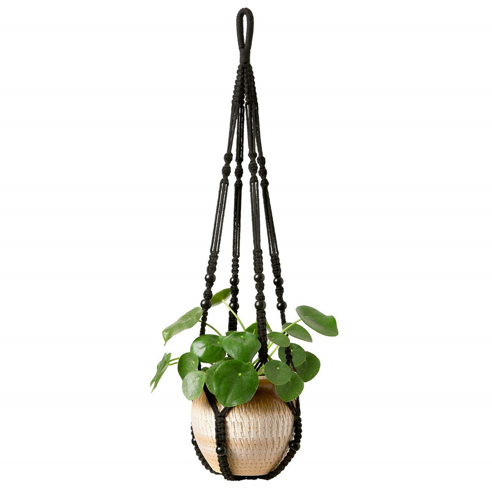 Natural cotton knotted planter