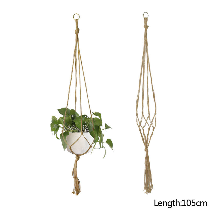 Natural Fiber Plant Hanger Boho