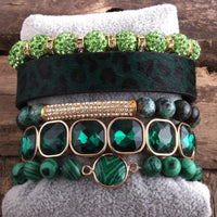Natural Stone Boho Bangles