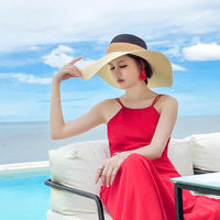 Natural Straw Bohemian Floppy Hat