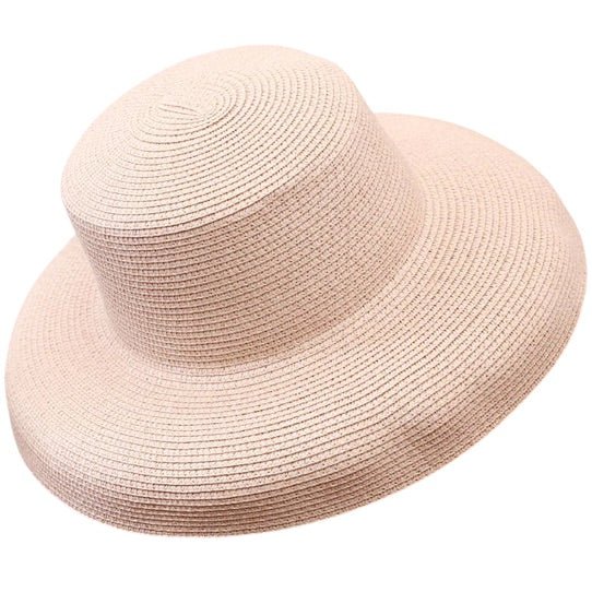 Natural straw bohemian summer hat